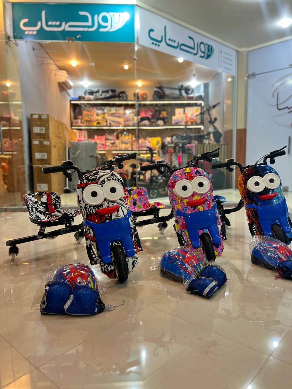 اسکوتر برقی دریفت‌رالی طرح جدید(همراه مچ بند و کلاه)